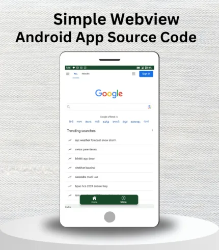 Simple Webview Android App Source Code