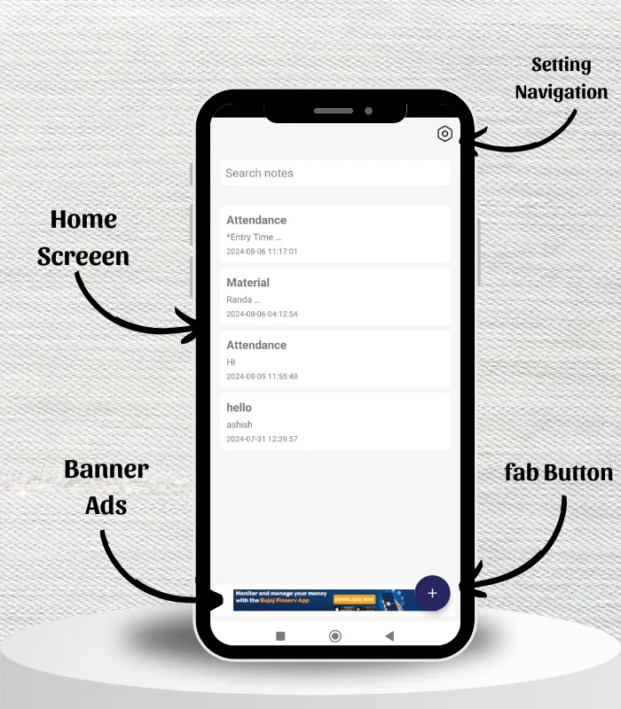 Notes App Source Code | Get the complete app source code by Droid Dev Solutions