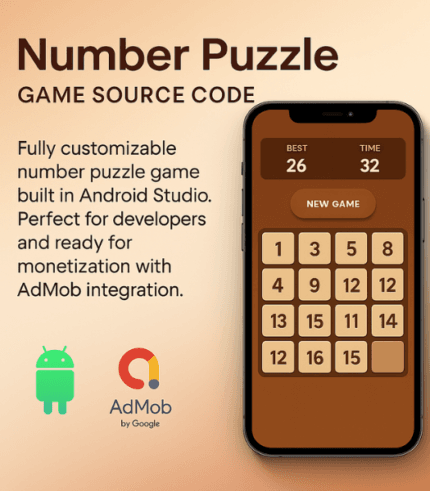 Number Puzzle Game Source Code