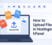 upload files in Hostinger