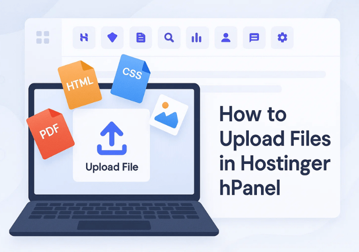 upload files in Hostinger