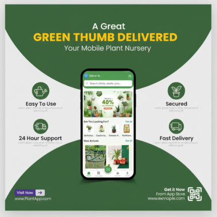 Plant Nursery Ecommerce App with WooCommerce Website & Android App